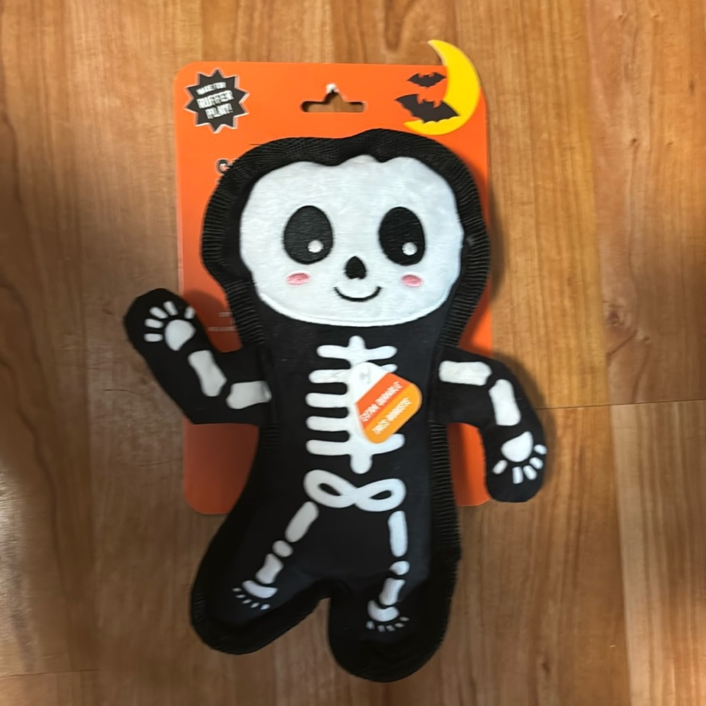 Fringe | Halloween Under My Skin Squeaky/Crinkle Plush Dog Toy 10"